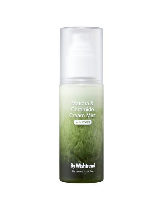 By Wishtrend Matcha & Ceramide Cream Mist Двофазний зволожувальний крем-міст з матчею, церамідами та PDRN для відновлення захисного бар’єра, 100 мл
