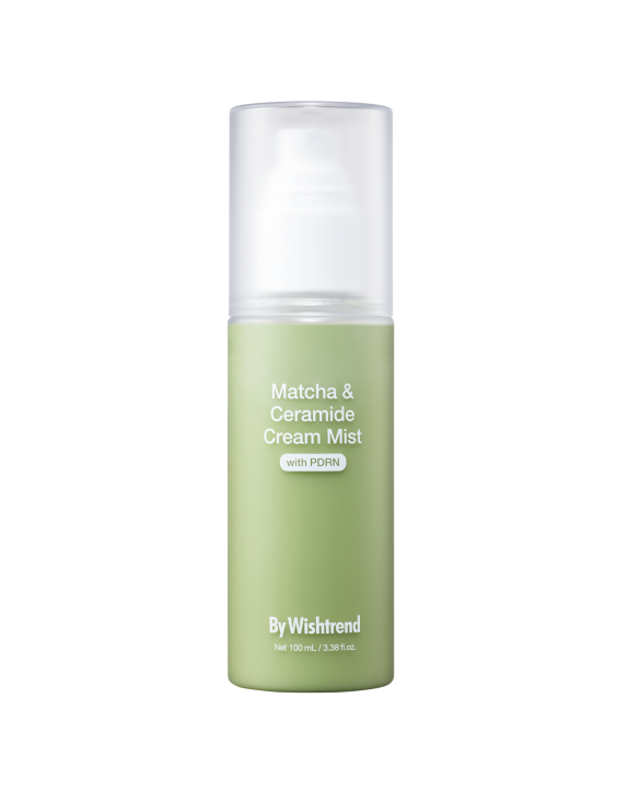 By Wishtrend Matcha & Ceramide Cream Mist Двофазний зволожувальний крем-міст з матчею, церамідами та PDRN для відновлення захисного бар’єра, 100 мл