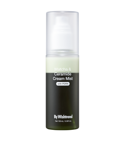 By Wishtrend Matcha & Ceramide Cream Mist Двофазний зволожувальний крем-міст з матчею, церамідами та PDRN для відновлення захисного бар’єра, 100 мл