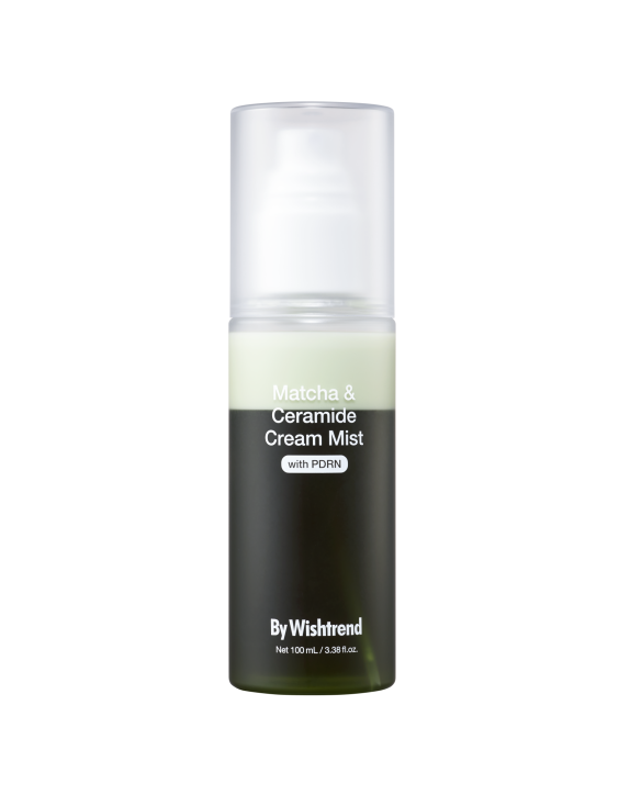 By Wishtrend Matcha & Ceramide Cream Mist Двофазний зволожувальний крем-міст з матчею, церамідами та PDRN для відновлення захисного бар’єра, 100 мл
