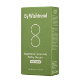 By Wishtrend Matcha & Ceramide Milky Serum Відновлювальна молочна сироватка з 1% церамідів, матчею, PDRN та пептидами для зміцнення захисного бар’єра, 30 мл