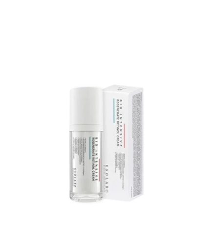 Usolab Bio Intensive Regenerate Retinol Cream Відновлювальний крем з ретинолом, ретинілпальмітатом, PDRN та пептидами для вікової шкіри, 30 мл