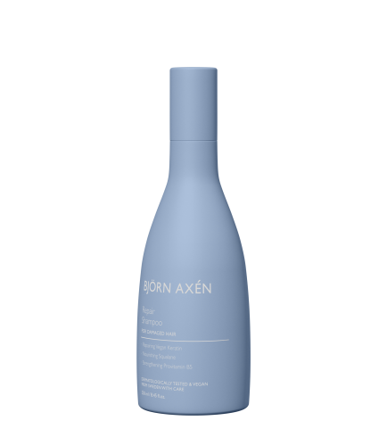 Bjorn Axen Repair Shampoo Відновлюючий шампунь з веганським кератином, скваланом і пантенолом для пошкодженого волосся, 250 мл