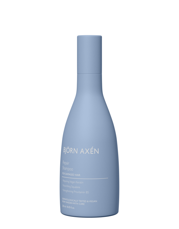Bjorn Axen Repair Shampoo Відновлюючий шампунь з веганським кератином, скваланом і пантенолом для пошкодженого волосся, 250 мл