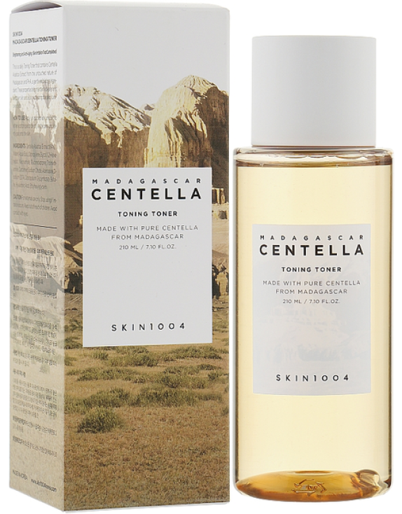 SKIN1004 Madagascar Centella Toning Toner Зволожувальний PHA-тонер з центелою азіатською, 210 мл