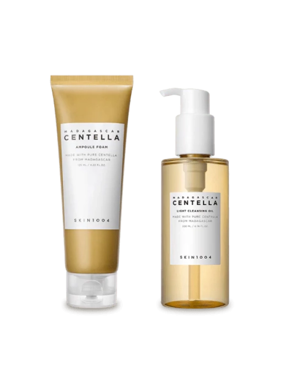 SKIN1004 Madagascar Centella Double Cleansing Duo Набір для подвійного очищення шкіри, 200 мл + 125 мл