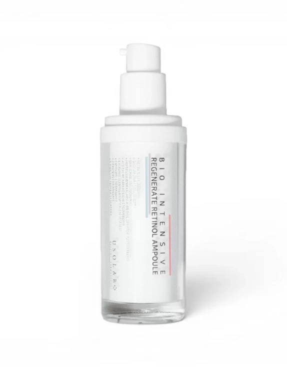 Usolab Bio Intensive Regenerate Retinol Ampoule Інтенсивна сироватка з ретинолом, ретинілпальмітатом, бакучіолом, PDRN та пептидами для вікової шкіри, 30 мл