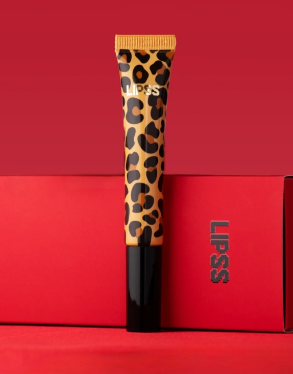 Lipss Lipper Gloss ALTER EGO Зволожувальний ліппер червоного відтінку із золотими блискітками та ароматом вишневого брауні, 12 мл