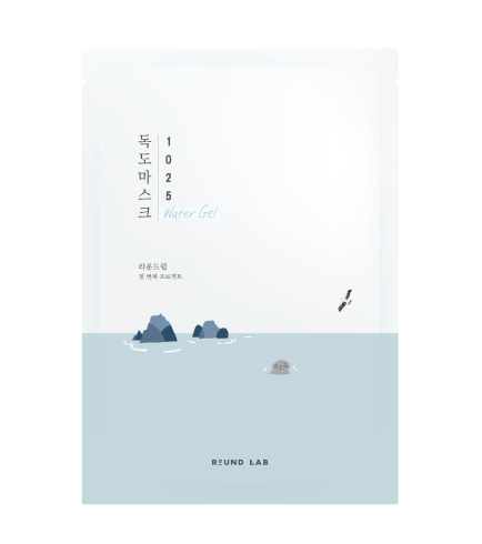 ROUND LAB 1025 Dokdo Water Gel Mask Sheet зволожувальна тканинна маска з морською водою, 30 мл