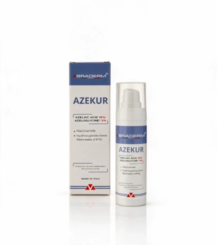 Braderm Azekur Cream Крем для комплексного контролю акне та підтримки ремісії, 30 мл