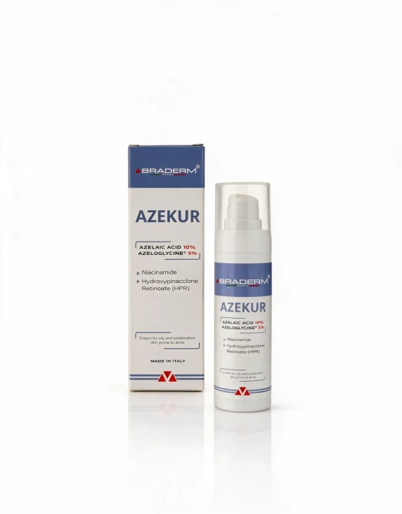 Braderm Azekur Cream Крем для комплексного контролю акне та підтримки ремісії, 30 мл