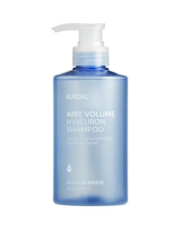 Kundal Airy Volume Hyaluron Shampoo Blossom Breeze Зволожуючий шампунь для об’єму волосся з гіалуроновою кислотою, 500 мл