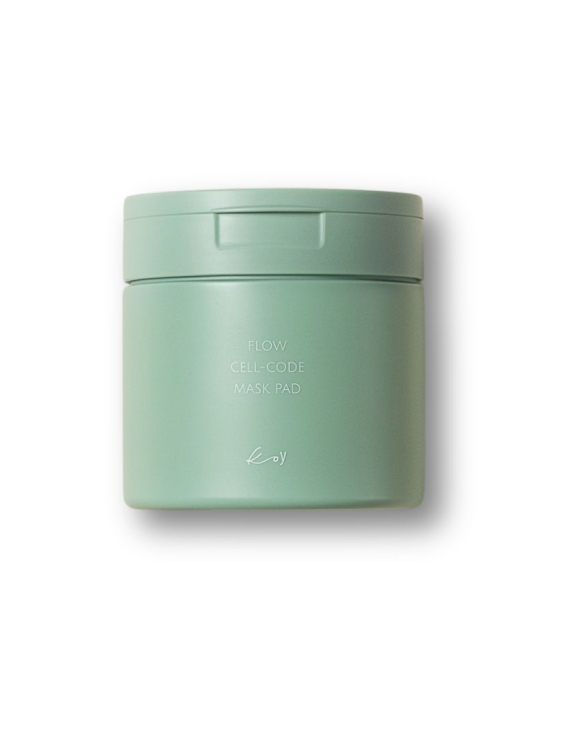 Koy Flow Cell-Code Mask Pad Охолоджувальні заспокійливі гелеві маски-педи з ніацинамідом, пантенолом та гіалуроновою кислотою, 50 шт.