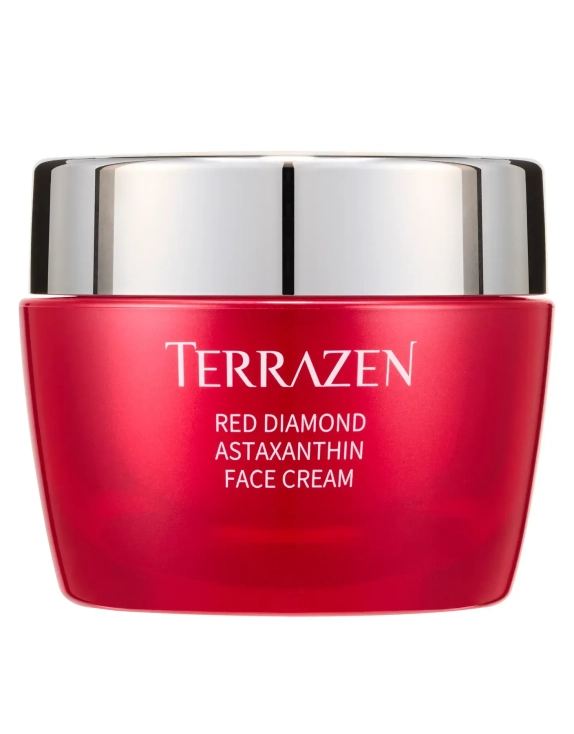Terrazen Red Diamond Astaxanthin Face Cream Антиоксидантний крем для вирівнювання тону обличчя, 50 мл