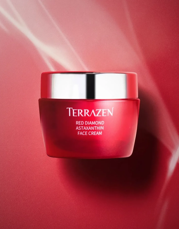 Terrazen Red Diamond Astaxanthin Face Cream Антиоксидантний крем для вирівнювання тону обличчя, 50 мл
