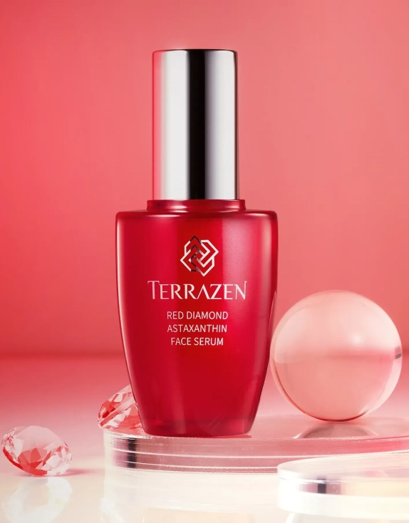 Terrazen Red Diamond Astaxanthin Face Serum Антиоксидантна сироватка для вирівнювання тону обличчя, 50 мл