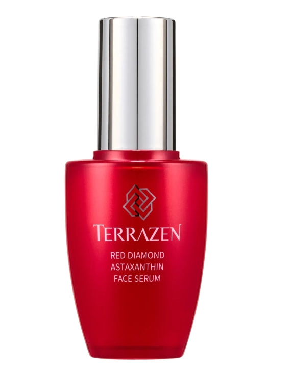 Terrazen Red Diamond Astaxanthin Face Serum Антиоксидантна сироватка для вирівнювання тону обличчя, 50 мл