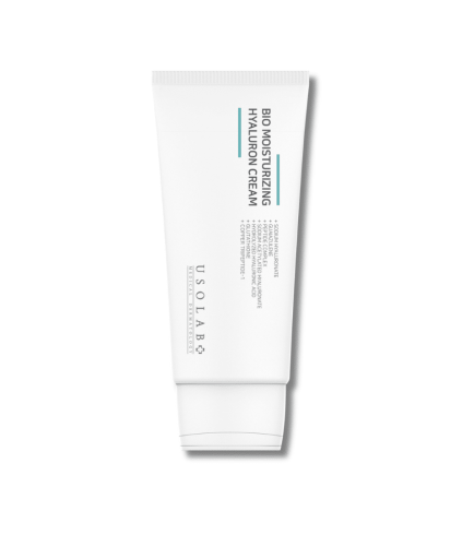 Usolab Bio Moisturizing Hyaluron Cream Зволожувальний крем для обличчя з гіалуроновою кислотою та пептидами, 50 мл