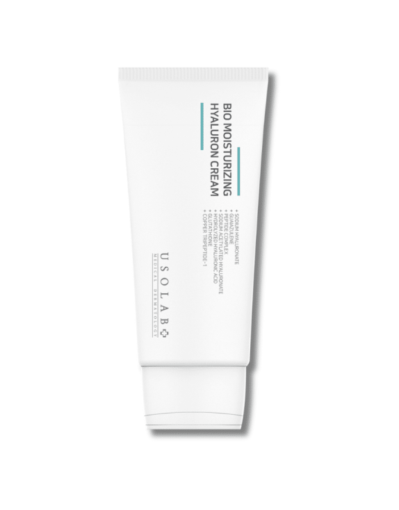 Usolab Bio Moisturizing Hyaluron Cream Зволожувальний крем для обличчя з гіалуроновою кислотою та пептидами, 50 мл